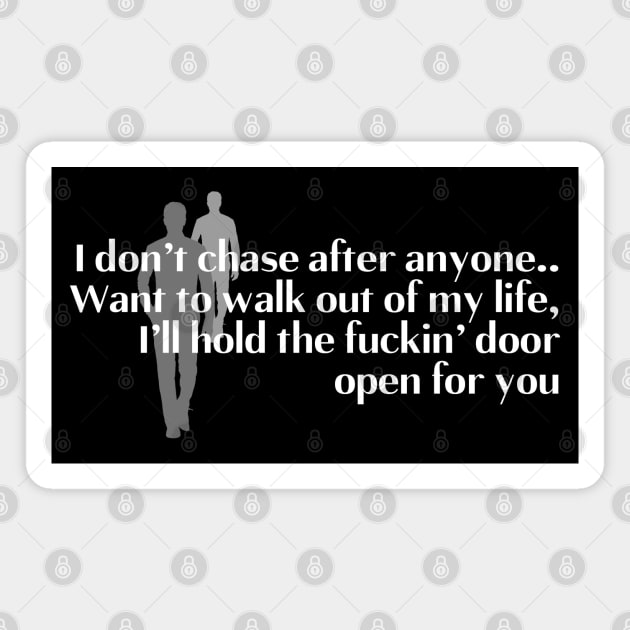 Walk away Magnet by Smoky Lemon